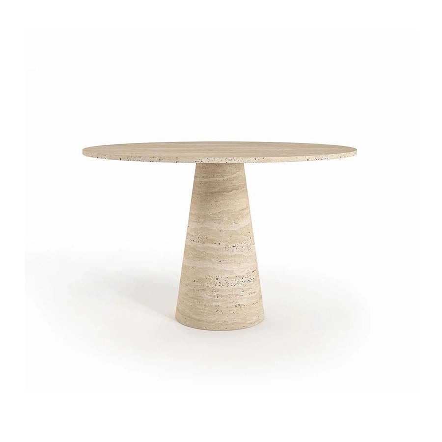 Cellini Round Travertine Table